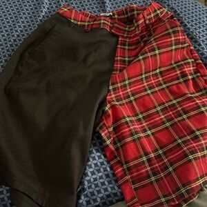 Hot Topic Women Plaid Bermuda Shorts